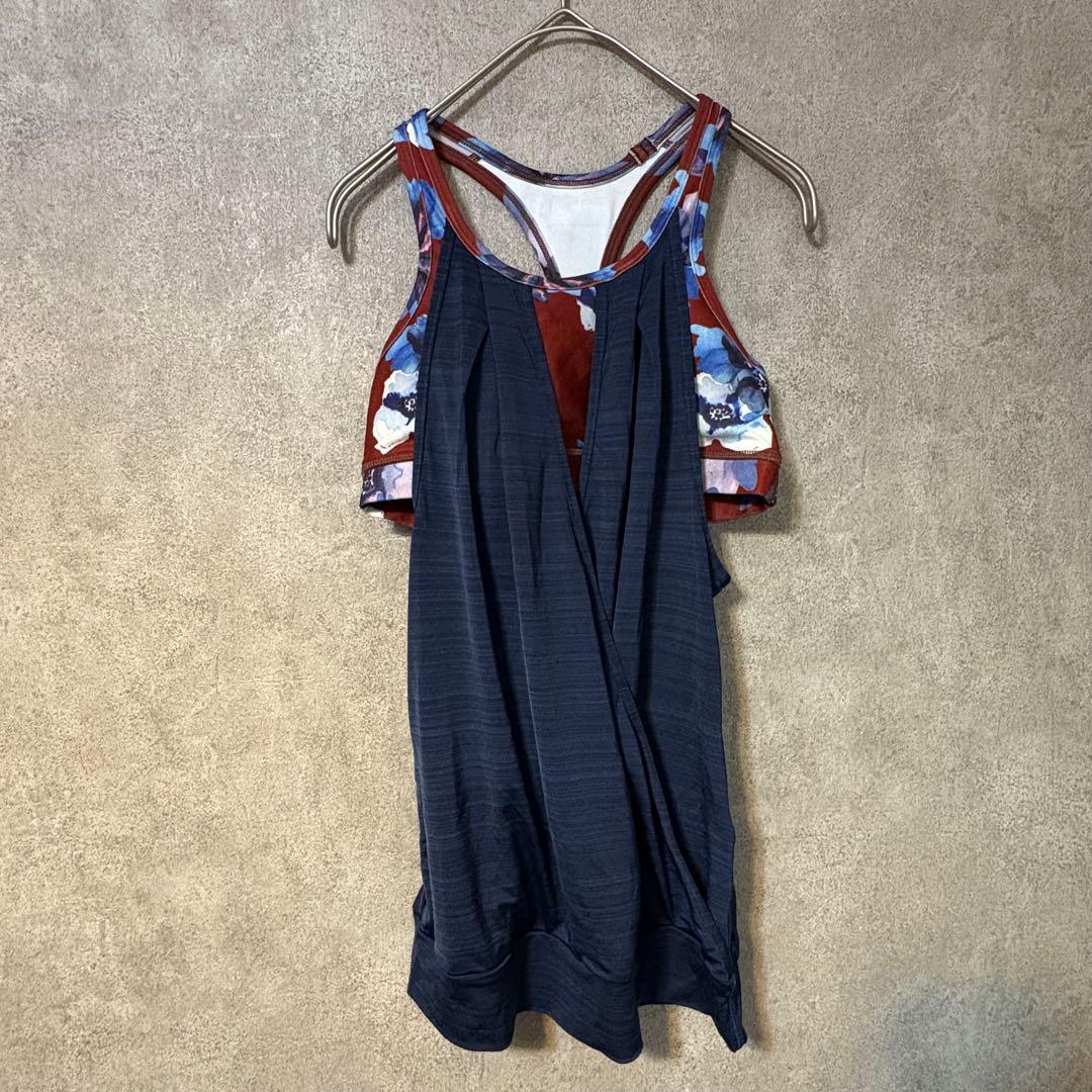 S相当【極美品】AUMNIEアムニー トップス レギンス上下セット フラワー