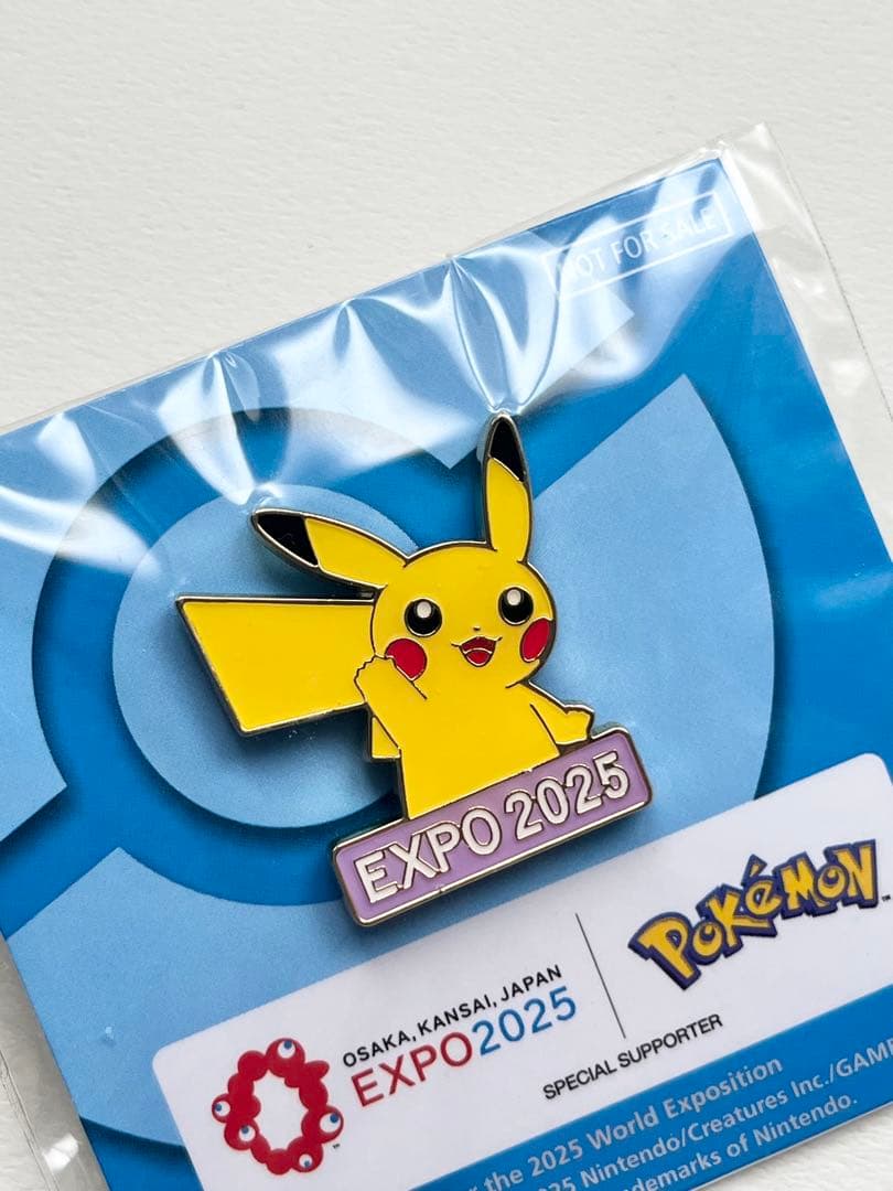 未開封⭐︎非売品 大阪関西万博 ピカチュウ ピンバッジ　EXPO2025 ポケモン