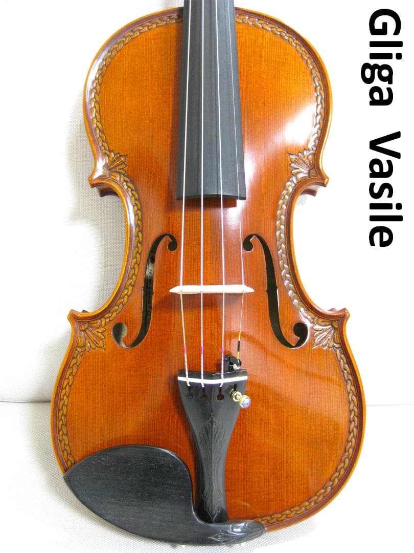 【製作証明書付き】 Gliga Vasile 最上位 装飾バイオリン 4/4