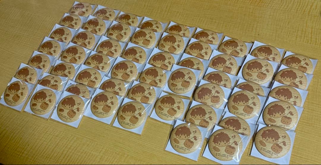 乙骨憂太 × ニャニィニュニェニョン クッキー風缶バッジ 55個セット
