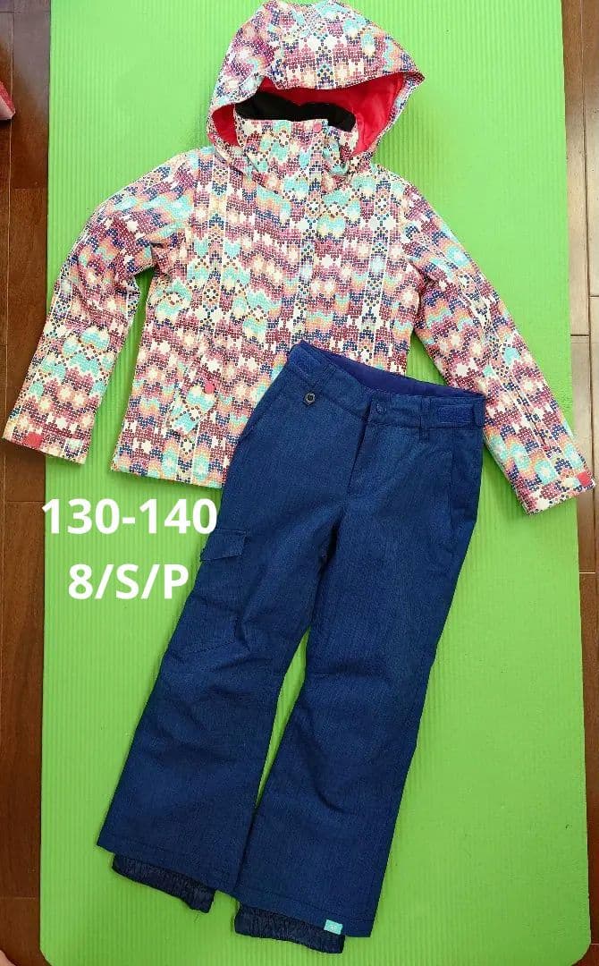 ROXY★130-140 8/S/P スキー　ウェア　セット