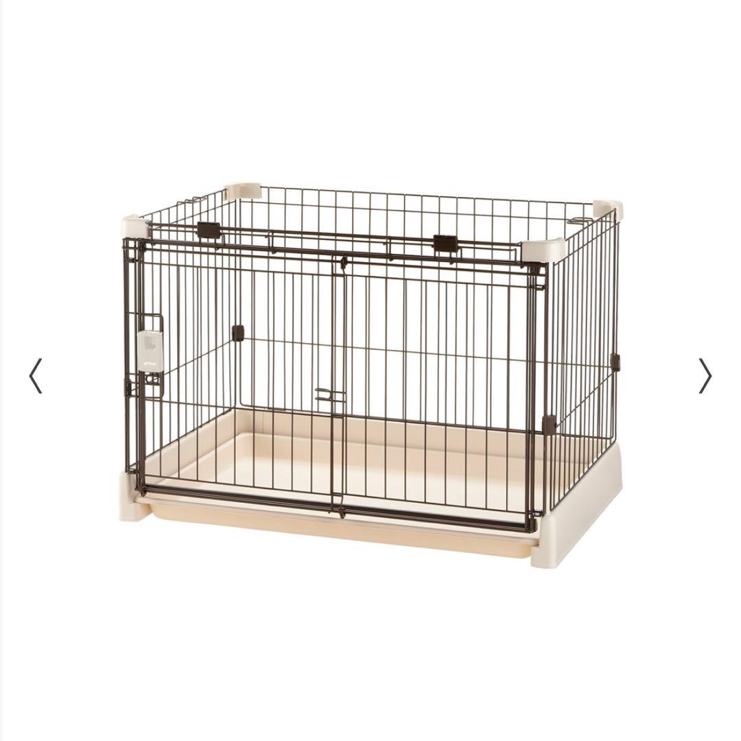 美品★もっとお掃除簡単ペットサークル 90-60 アイボリーIV リッチェル