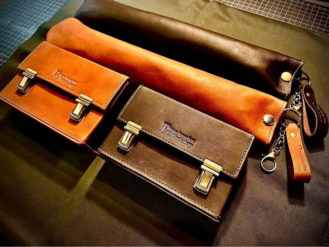 月末SALE!Pvt.Workshop極 本革デッキケース　ダークブラウン