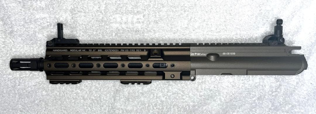 東京マルイ HK416 アッパーフレーム＆モジュラーレイル セット（純正外し）