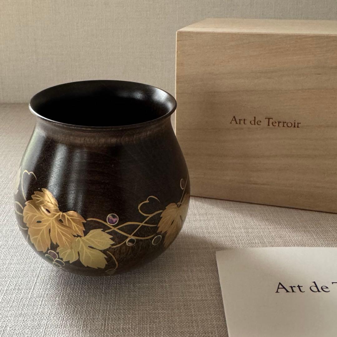 未使用【定価46200円】アールドテロワール 「蒔絵 MAKI-E」ワイン用漆器