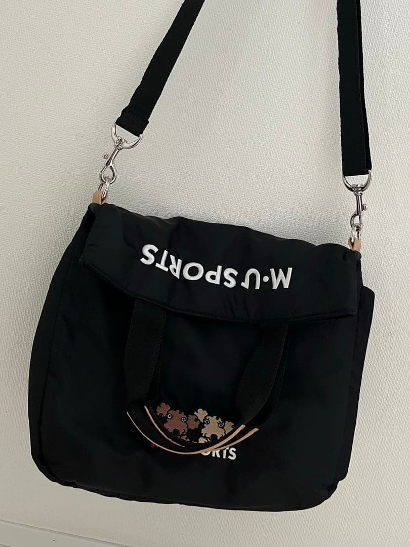 MU SPORT ミエコ ウエサコ スポーツ ショルダー付きバック 〈未使用〉★