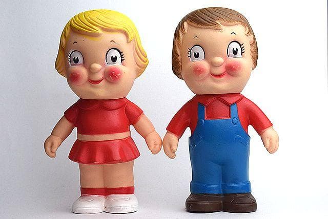 1970’ｓ キャンベル キッズ ビンテージ ソフビ TOY 2個セット スープ