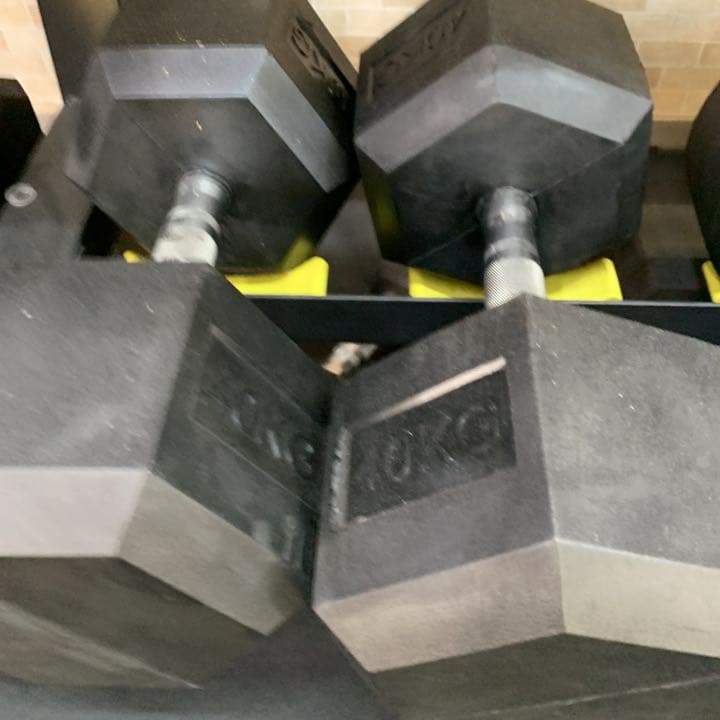ラバーヘックス  ダンベル　30kg35kg40kg  各2個