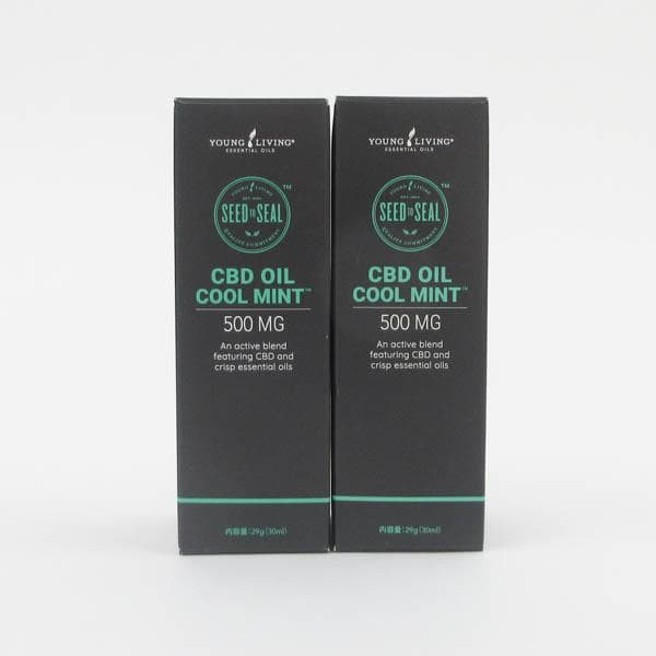 ヤングリビング CBDオイルクールミント 500MG 30ml 2本セット ★