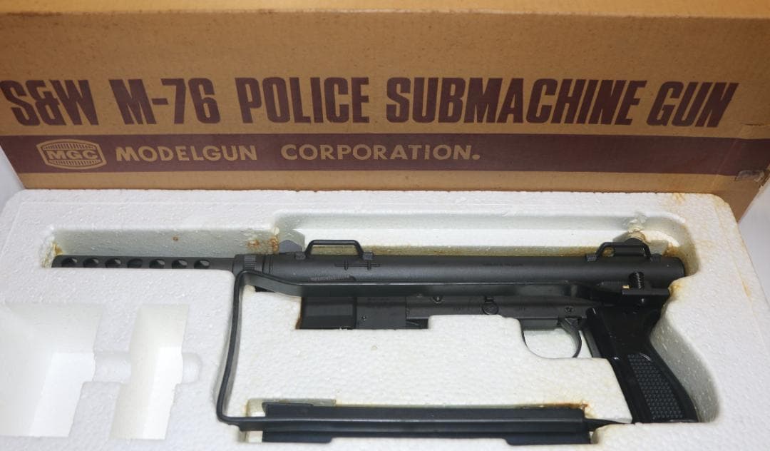 超希少！MGC ABS樹脂製Ｓ＆Ｗ　Ｍ－７６サブマシンガン未発火 ＳＰＧ合法品