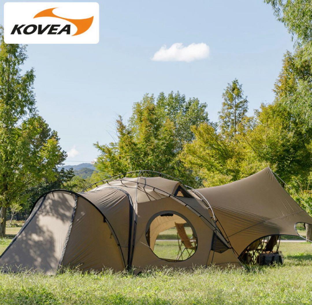 【使用回数1回】KOVEA フルセット　テント・タープ・ベスティブル　ベージュ