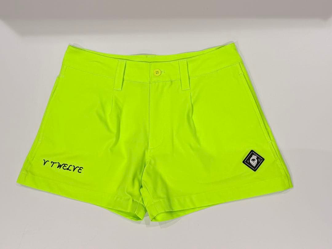 【新品】V12 ゴルフ　レディース　ショートパンツ　イエロー　S