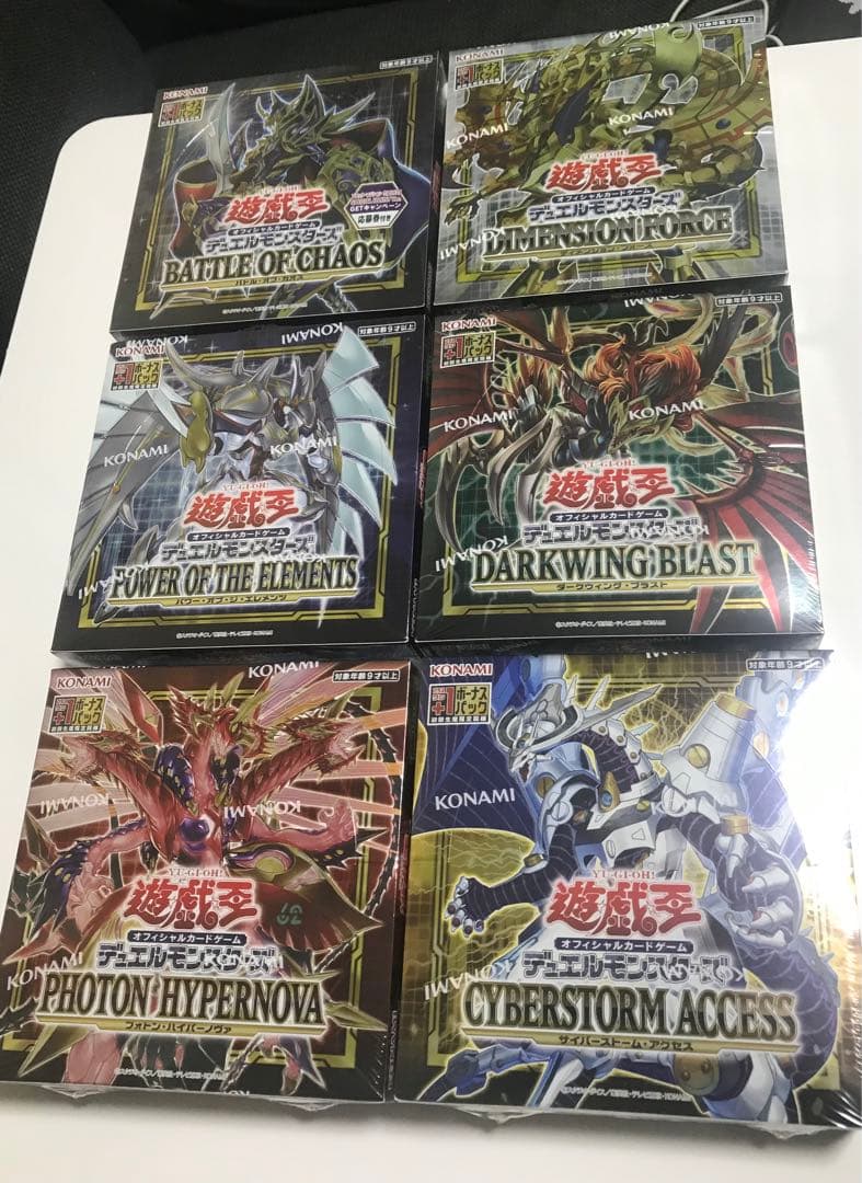 遊戯王　11期　6ボックスセット　新品未開封シュリンク付き
