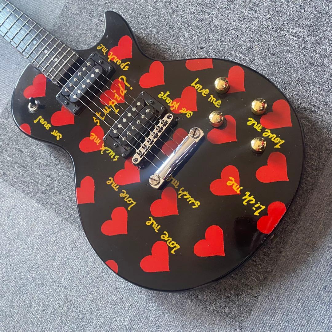 LEDネック コンポーネントギター ブラックハート YAMAHA BURNY