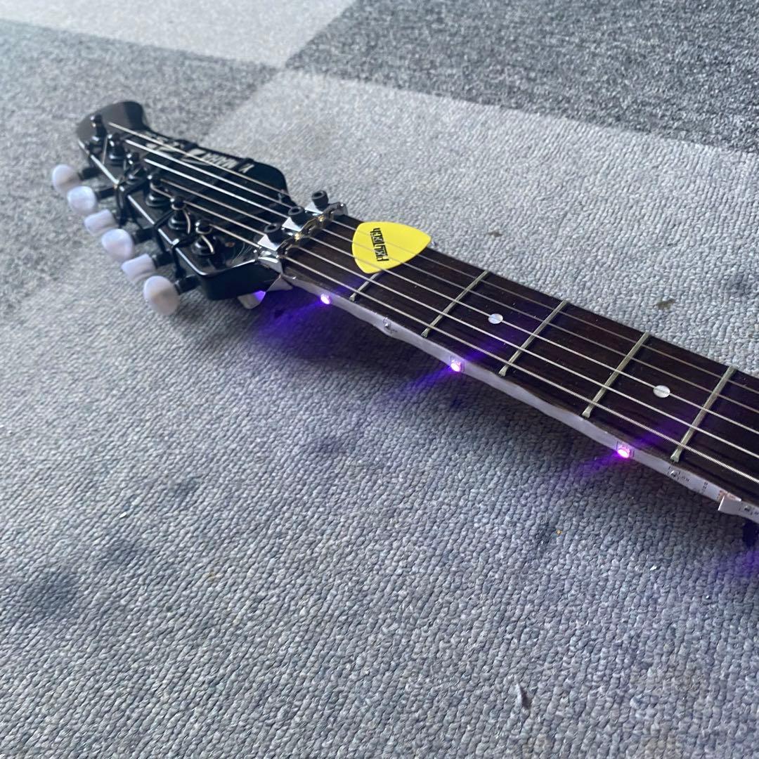 LEDネック コンポーネントギター ブラックハート YAMAHA BURNY