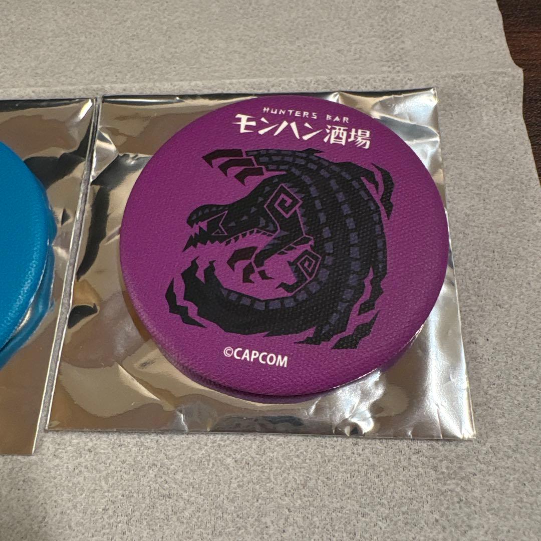 GEN　モンハン酒場 特典 缶バッジ　ワイルズ　ゴアマガラ　レダウ