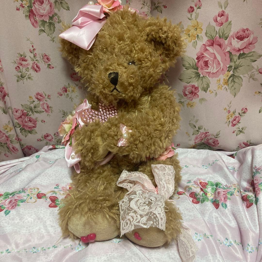 ラパフェ　くまぬいぐるみ　姫系