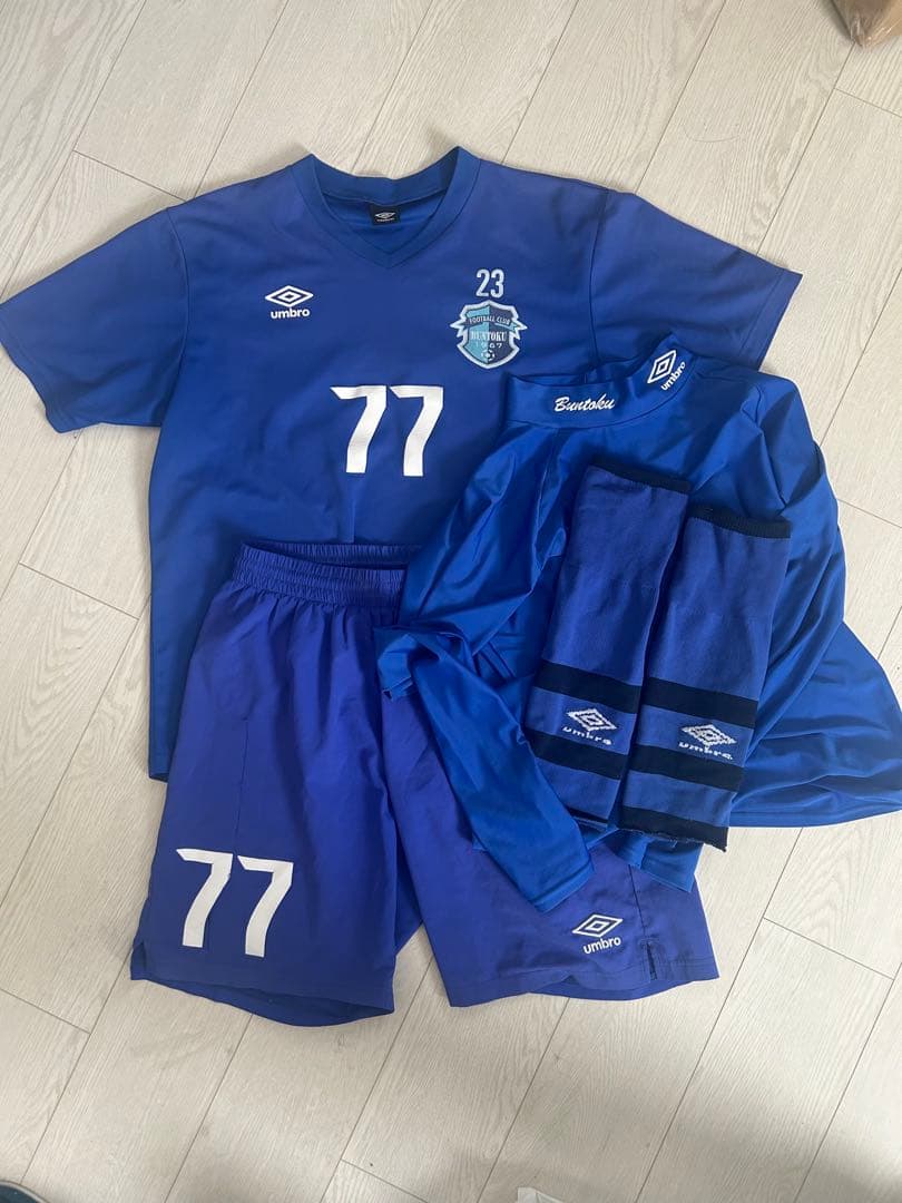 文徳高校　サッカー部　大学　上下　ユニフォーム　セット