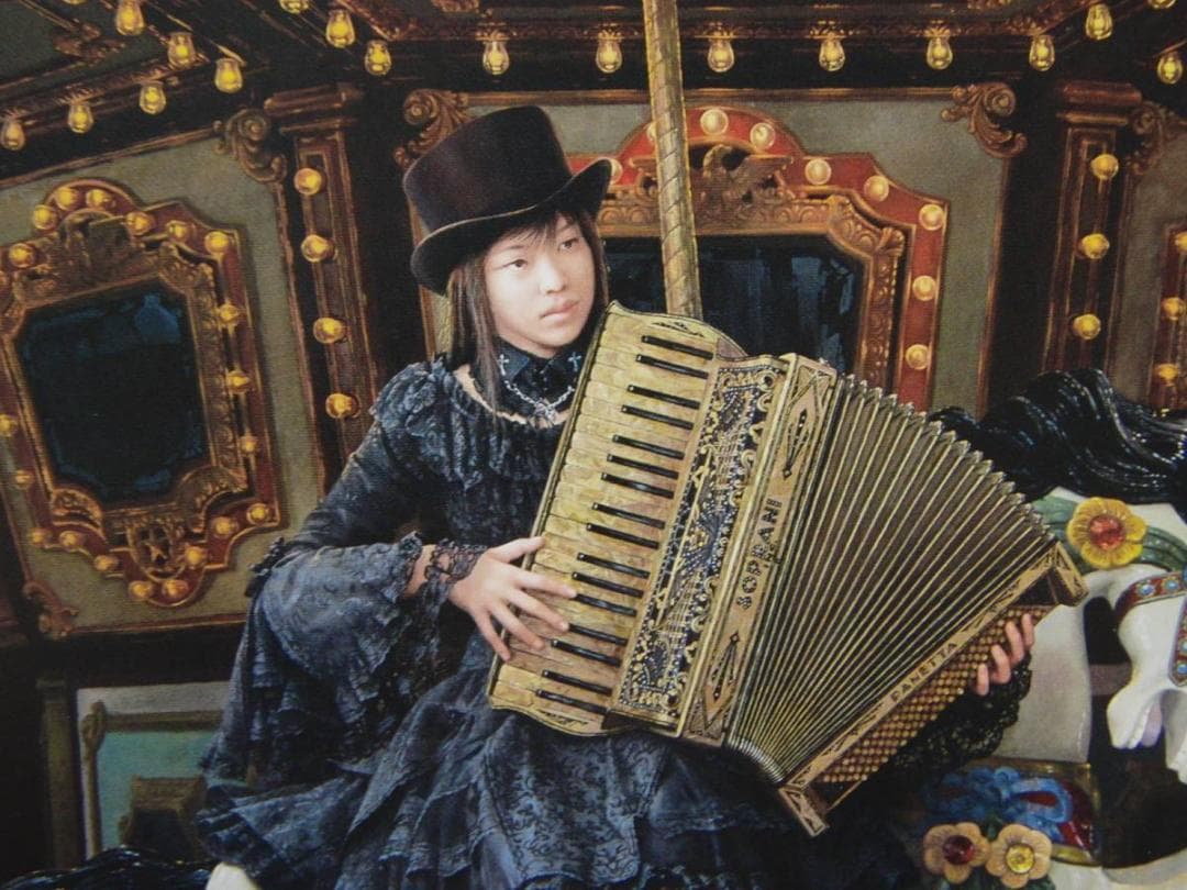 平澤 篤、「Carousel」、希少な額装用画集より、新品高級額装付、状態良好