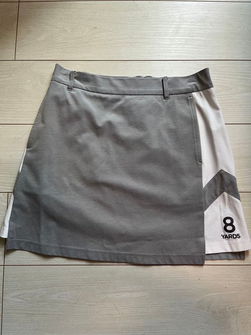 8YARDS レディース ゴルフスカート L グレー【1週間限定値下げ中】
