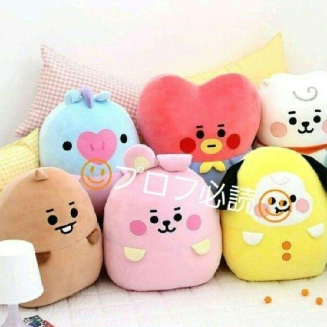 公式　ビッグサイズ　韓国限定　BT21　タタ　TATA　BTS　クッション　テテ