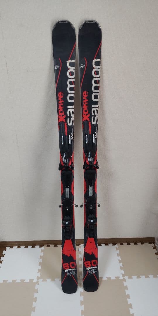 Salomon X Drive 80 スキー板 黒/赤