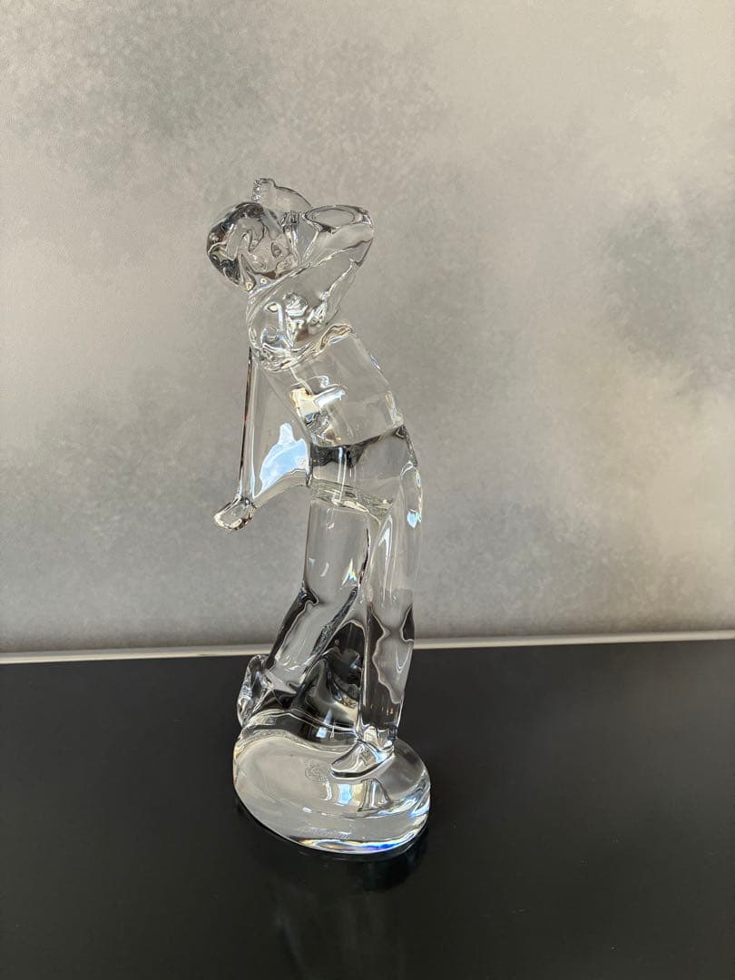 【長期保管品】Baccarat クリスタルトロフィー ゴルフ
