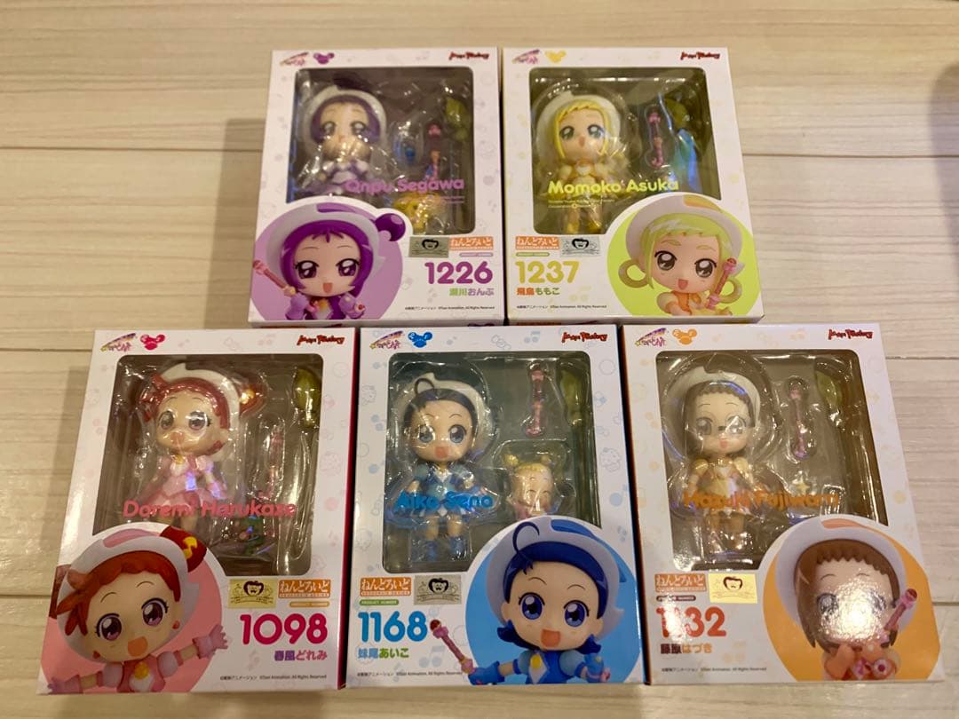 ねんどろいど　も~っと! おジャ魔女どれみ　5体セット