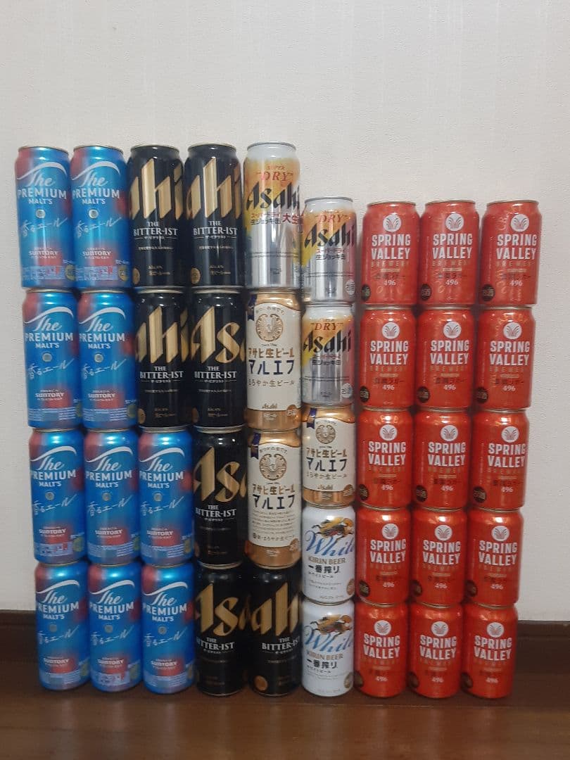 と*ん様 ビール 40本 まとめ売り ( プレミアムモルツ・スプリングバレー他)