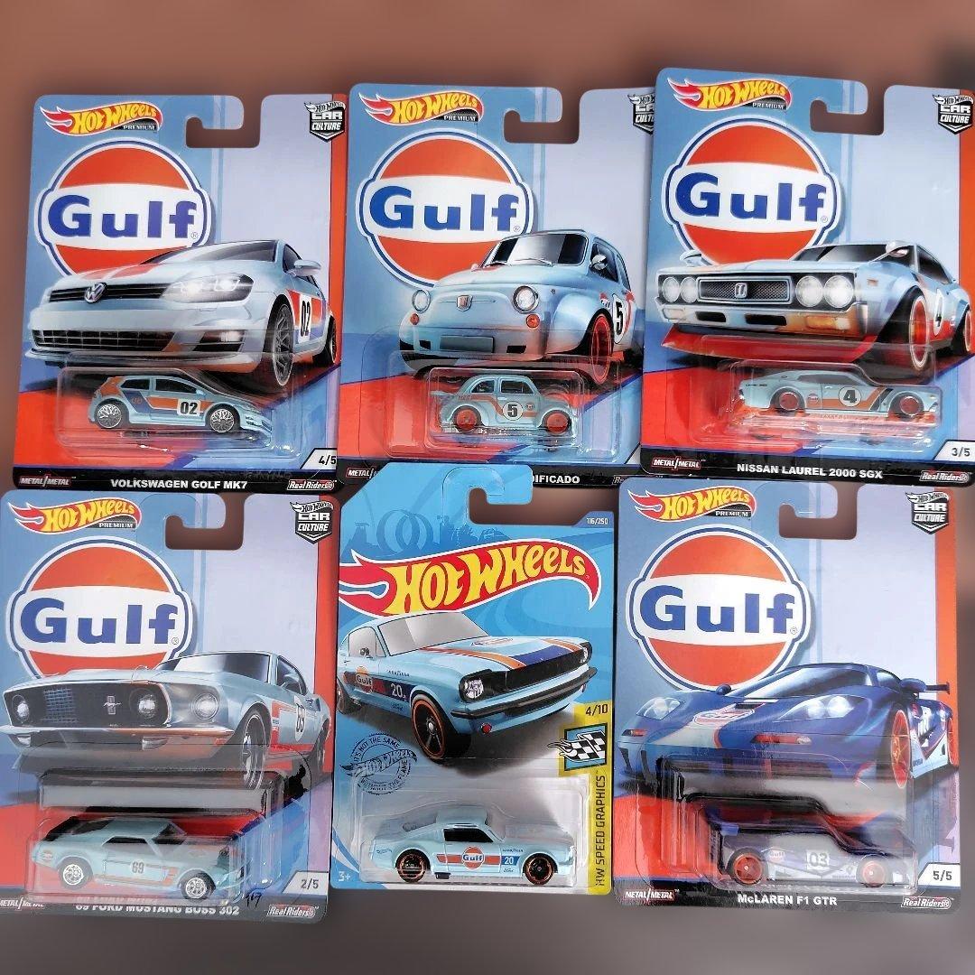 ホットウィール Gulfシリーズ 6台セット