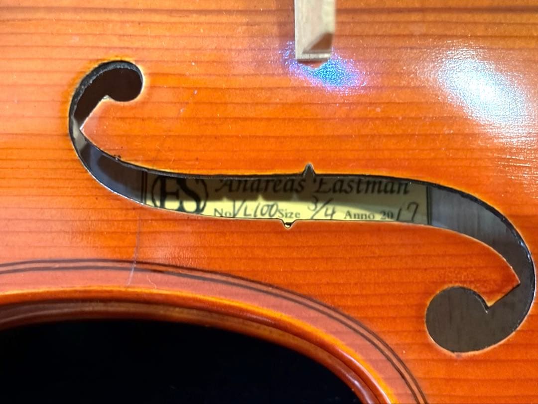 Eastman Strings VL100 3/4 バイオリン 2017年製