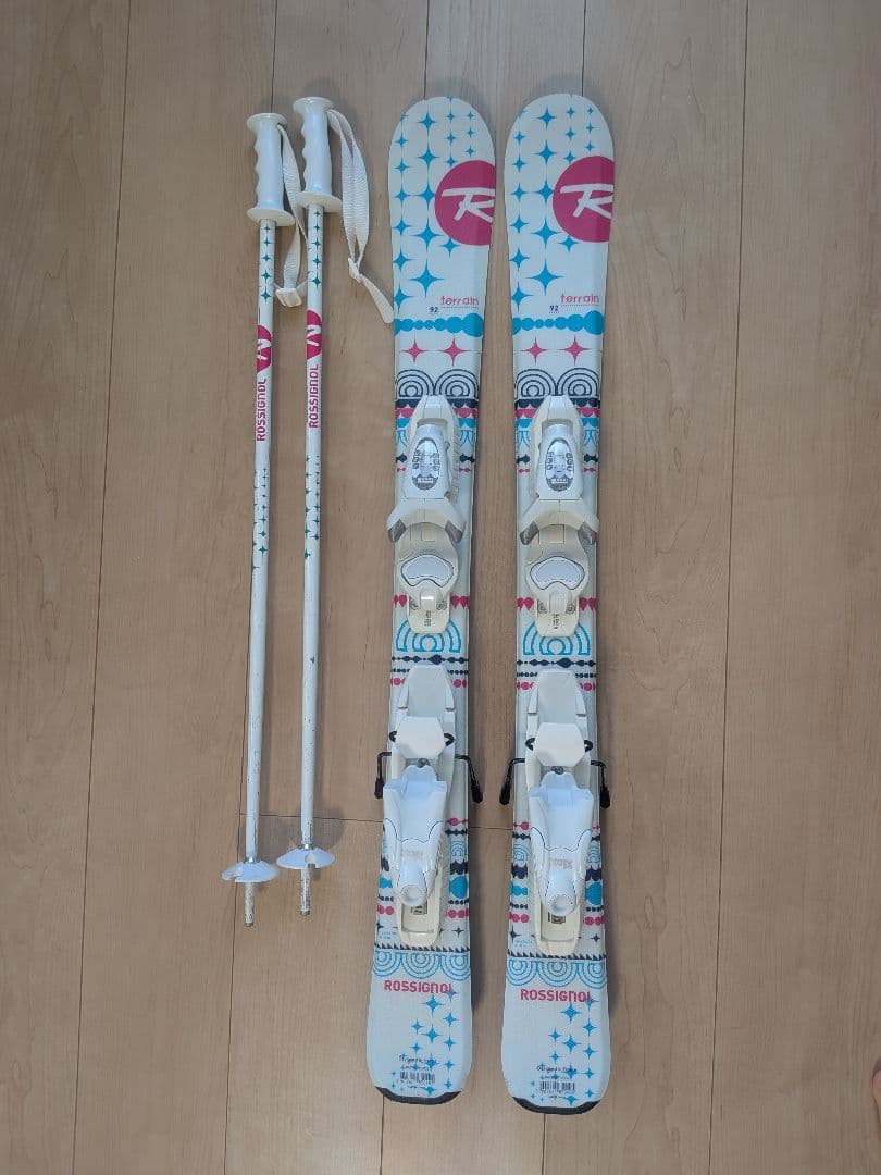 ロシニョール スキー板 90cm ストックセット