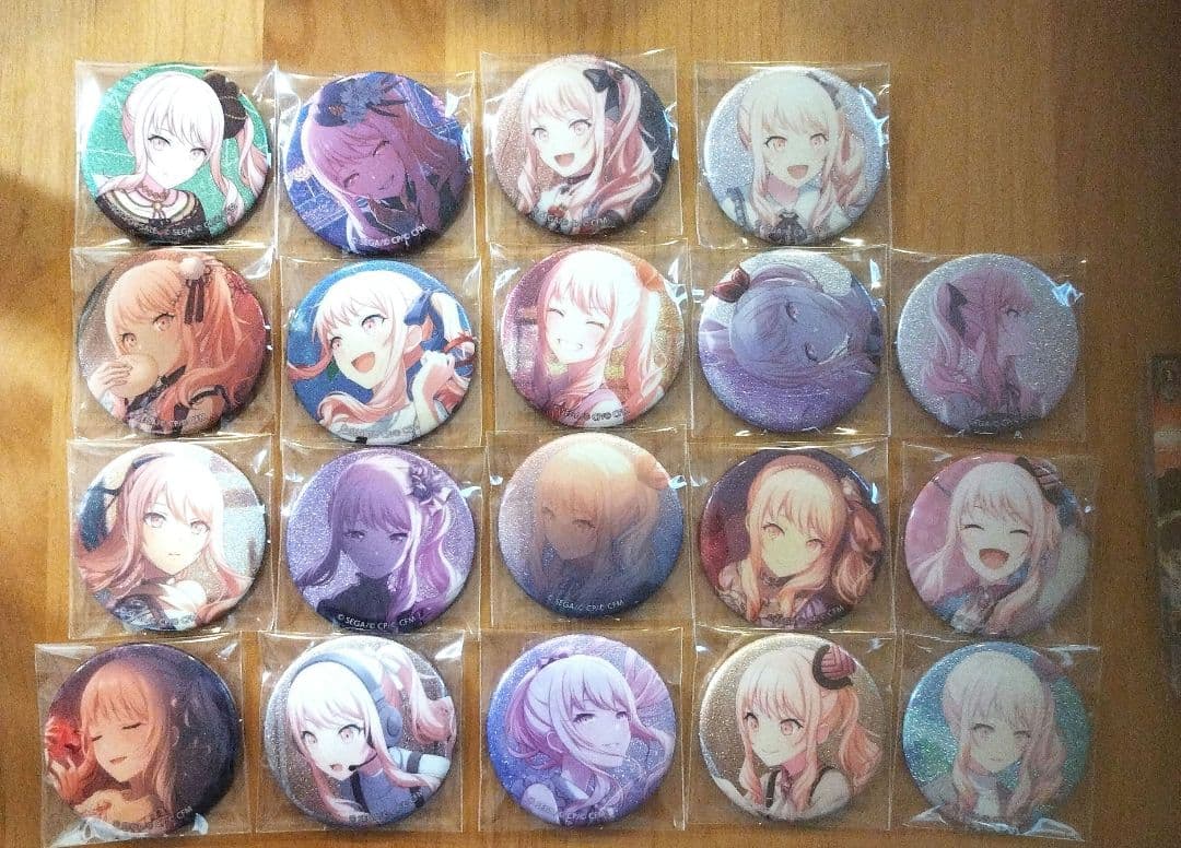 プロセカ　暁山瑞希　グリッター缶バッジ　まとめ売り