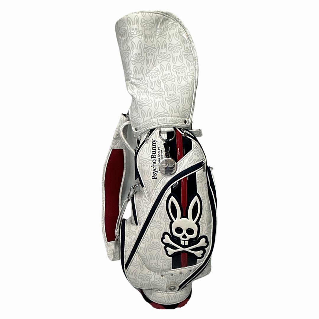 Psycho Bunny ゴルフバッグ ホワイト
