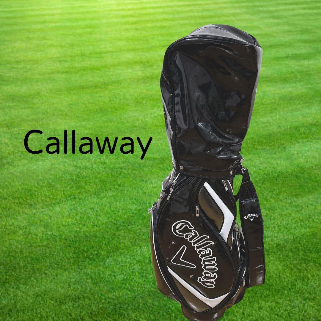 K204 Callaway キャロウェイ エナメル調 キャディバッグ