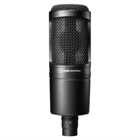 【美品】オーディオテクニカ AT2020 コンデンサーマイク XLR ブラック