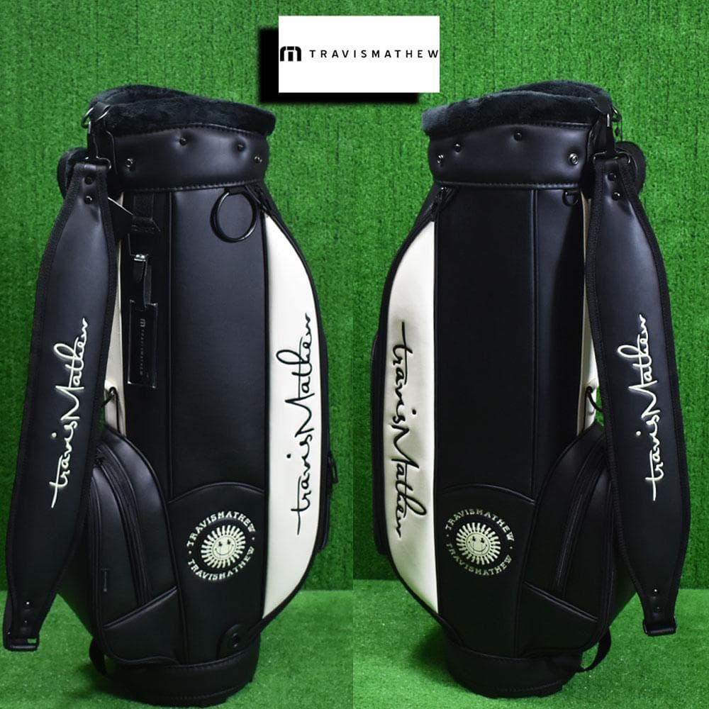 TravisMathew/トラビスマシュー キャディバッグ８型【ブラック】新品！