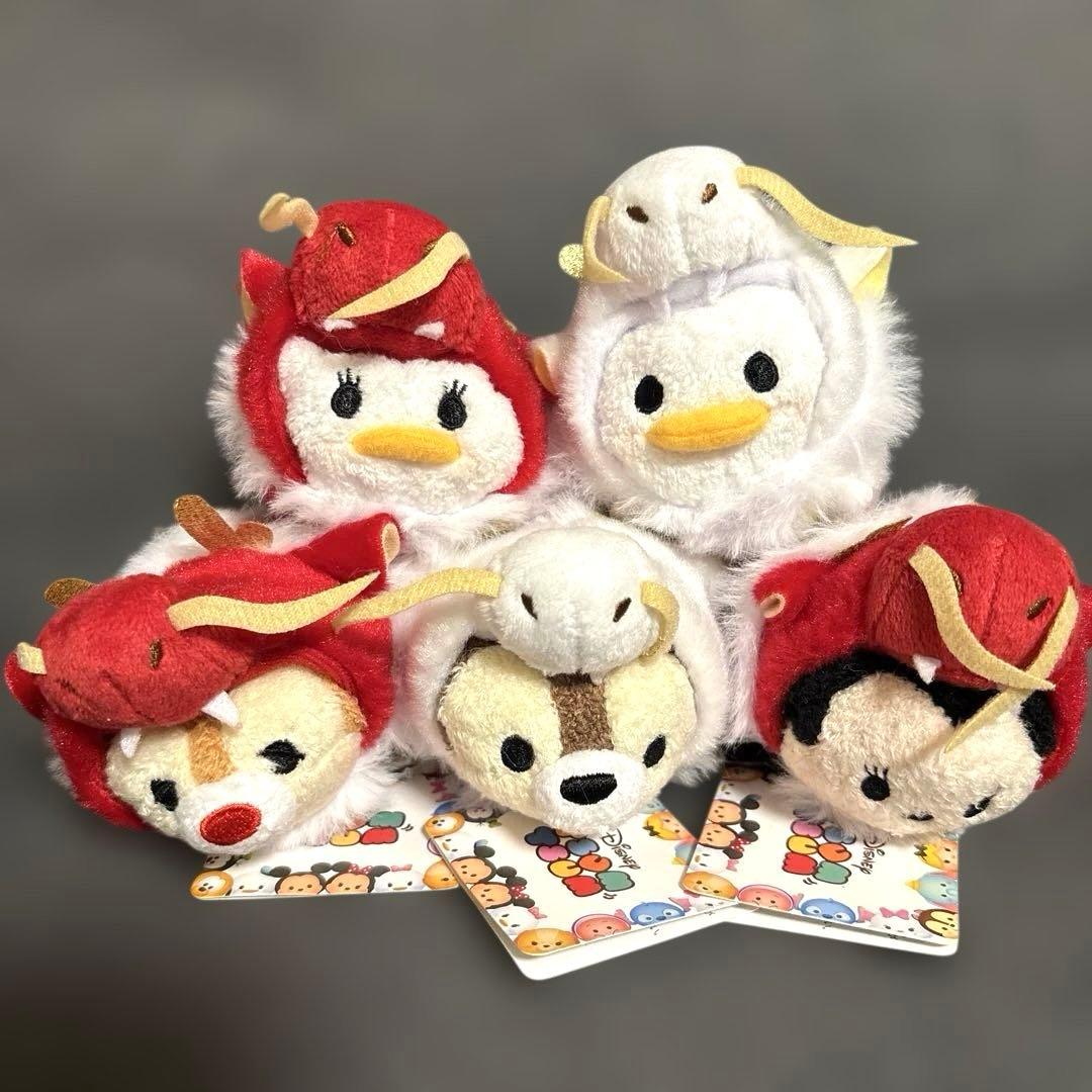 【レア】ディズニー ツムツム チップ　デール 干支 辰 羽田空港限定