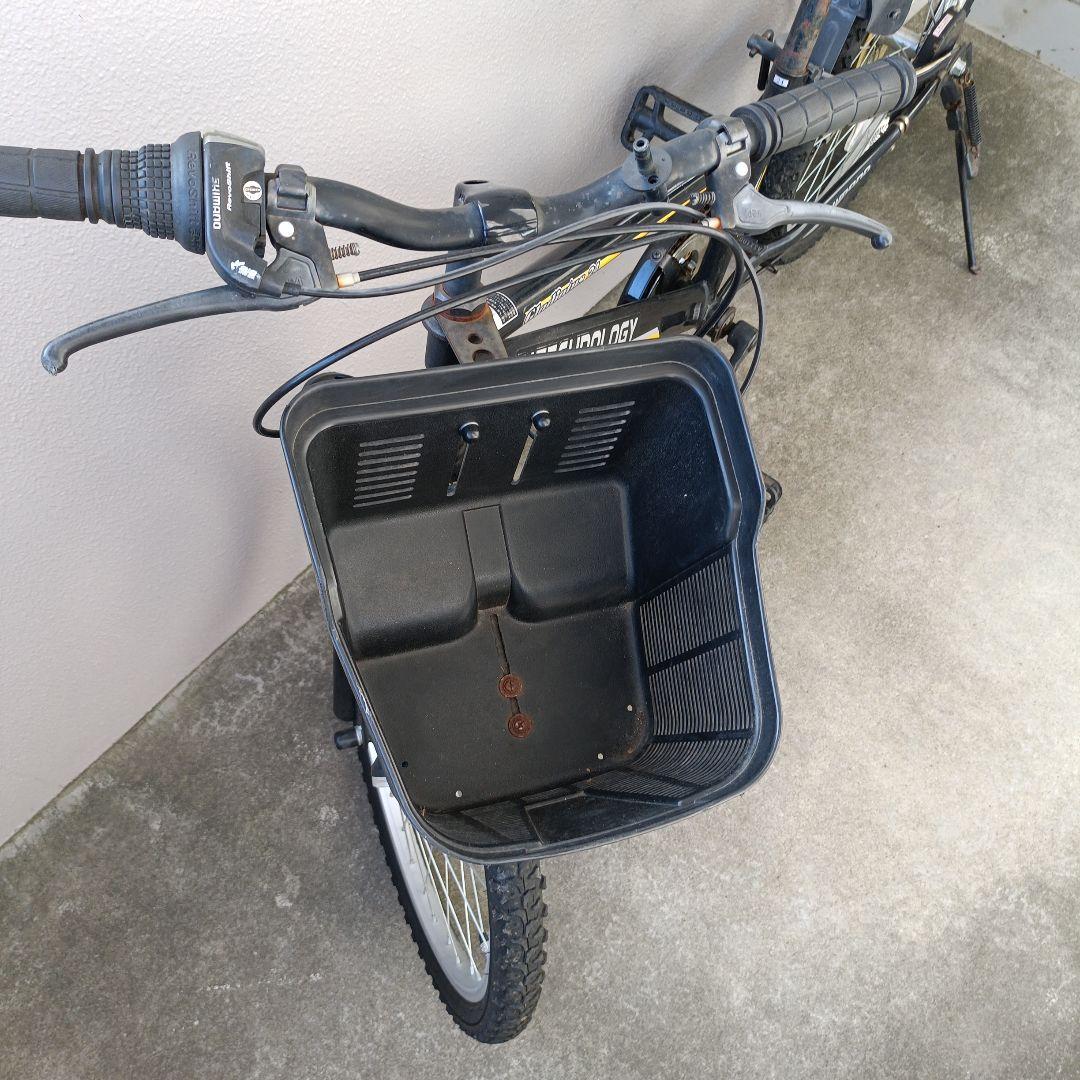 【21Technology】24インチ 6段変速 MTBタイプ自転車 ブラック