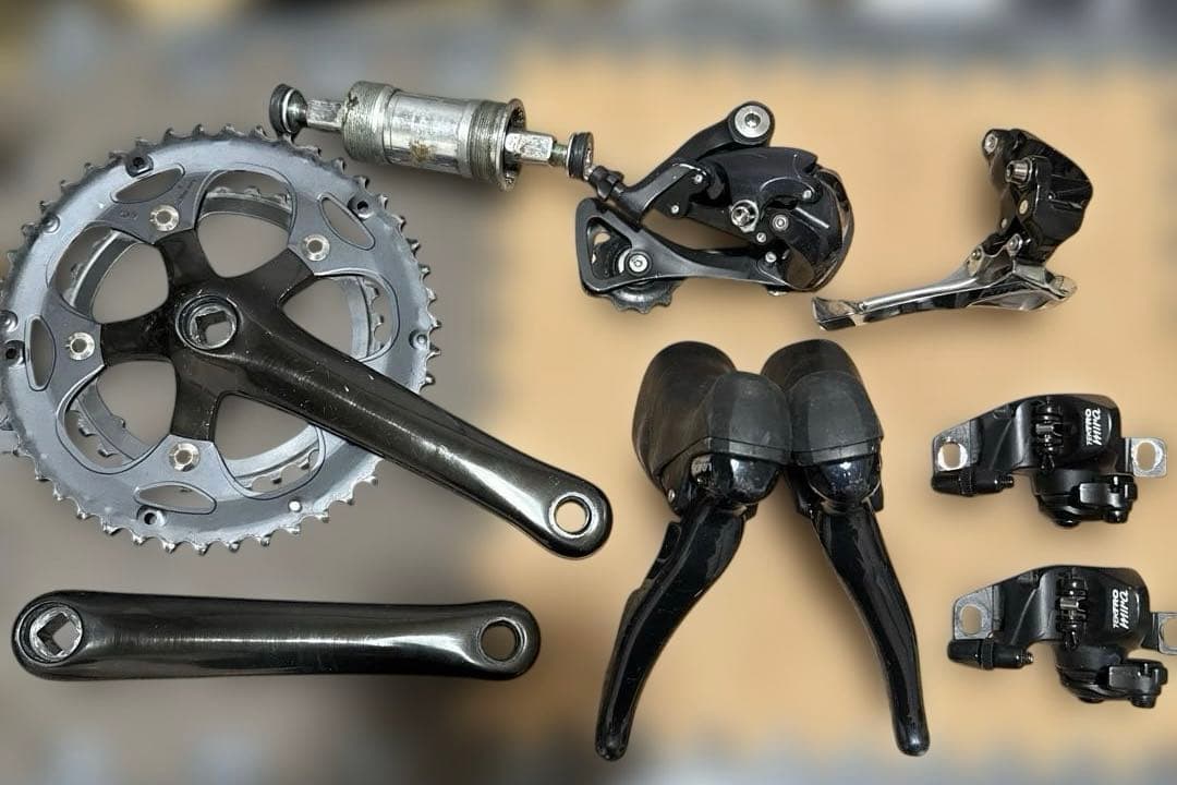 Shimano Sora R3000 2x9速 コンポセットsuginoクランク