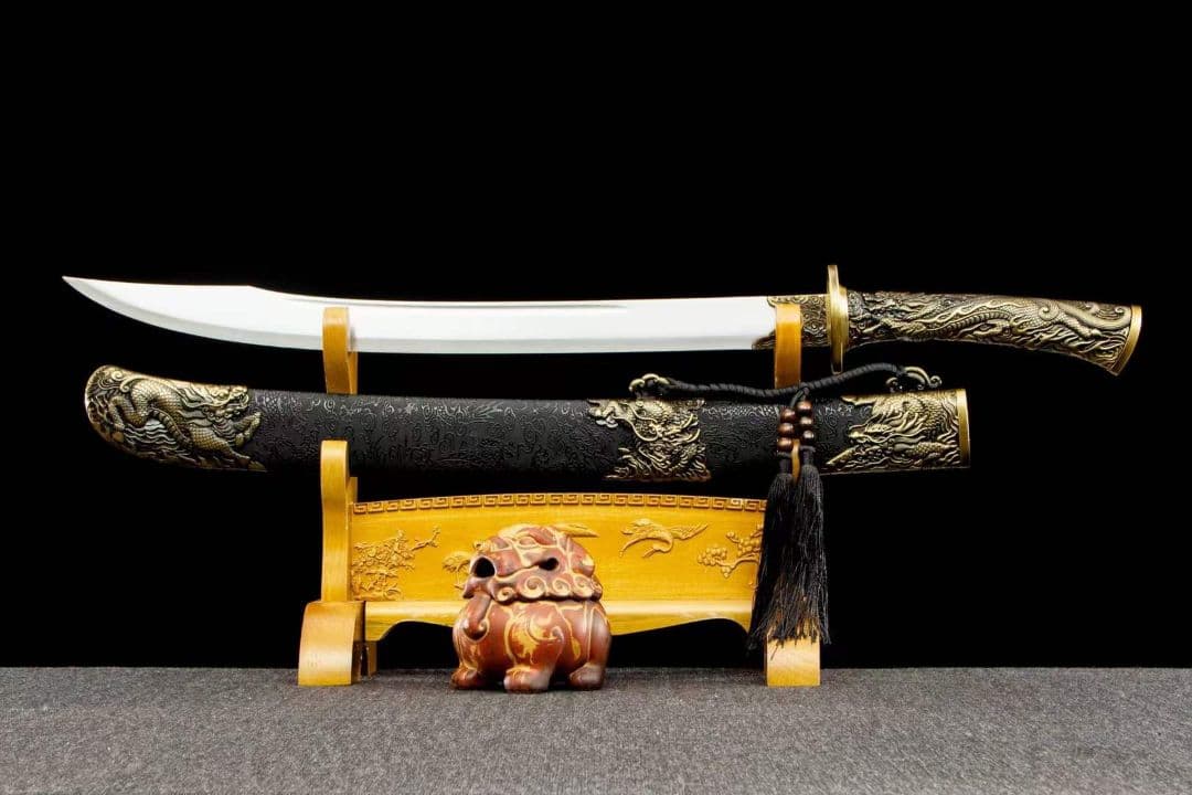 狂龍戦刀-高性能マンガン鋼 古兵器 武具　刀装具　日本刀　模造刀 居合刀