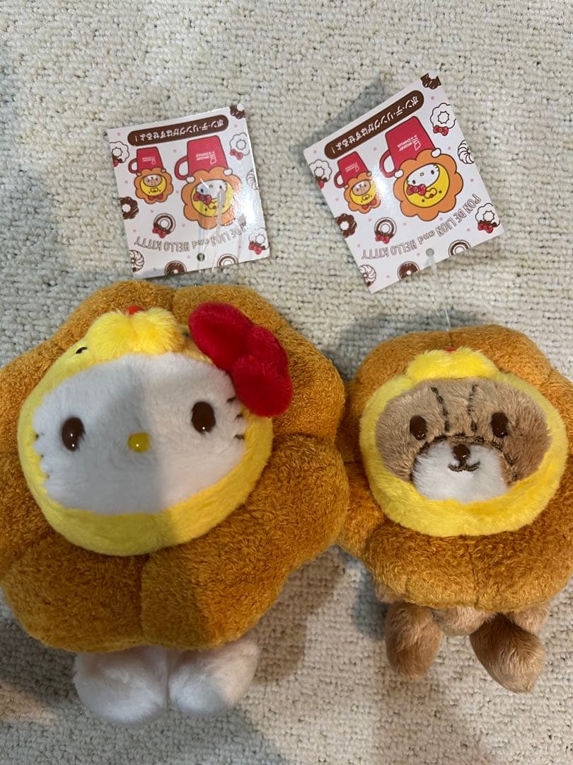 ハローキティポンデライオンコラボマスコット　キティ　チャム　サンリオ