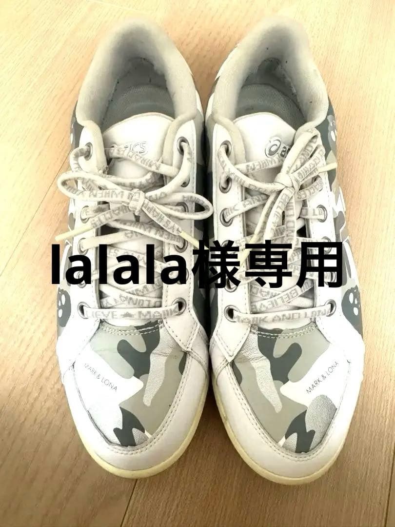 ★美品★マークアンドロナASICS カモフラージュ シューズ24.5cm