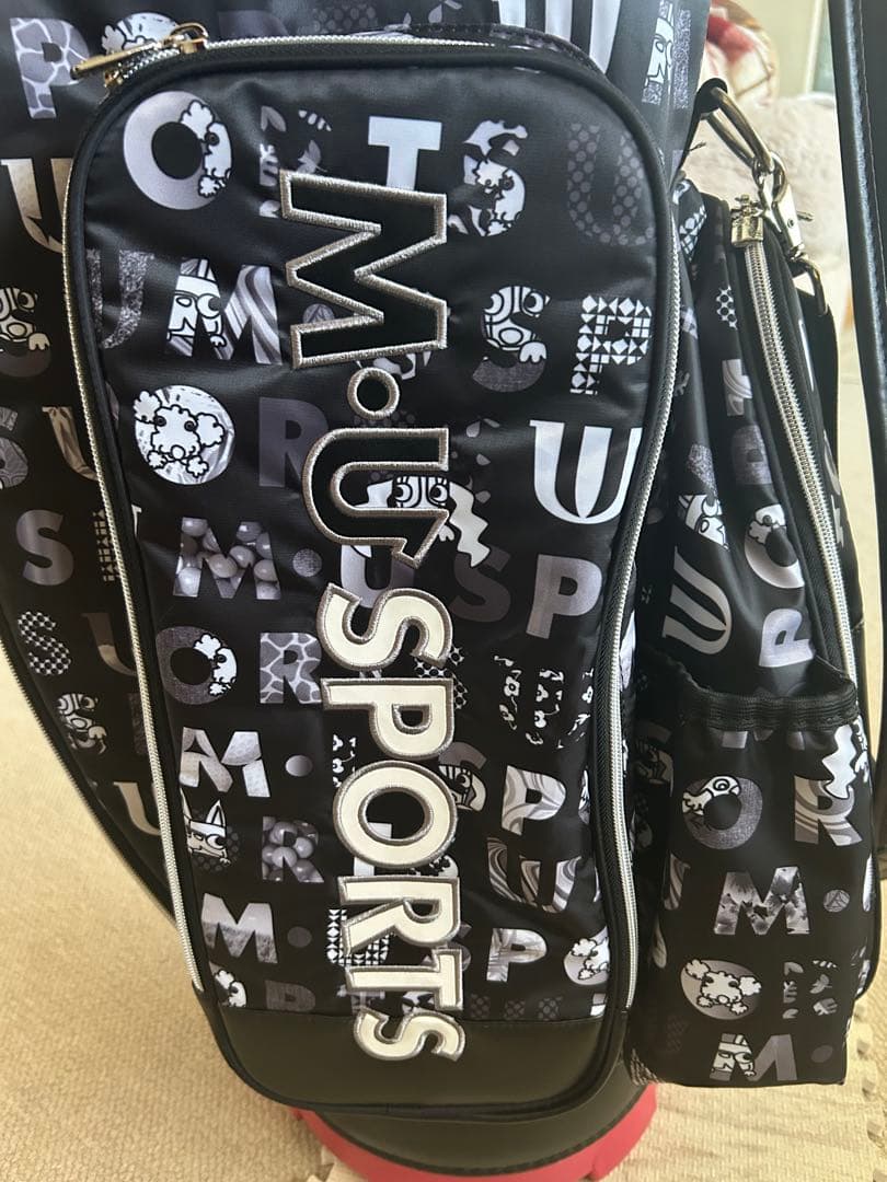 MU SPORTS MUユースポーツキャディーバック　8.5型　ロゴ柄