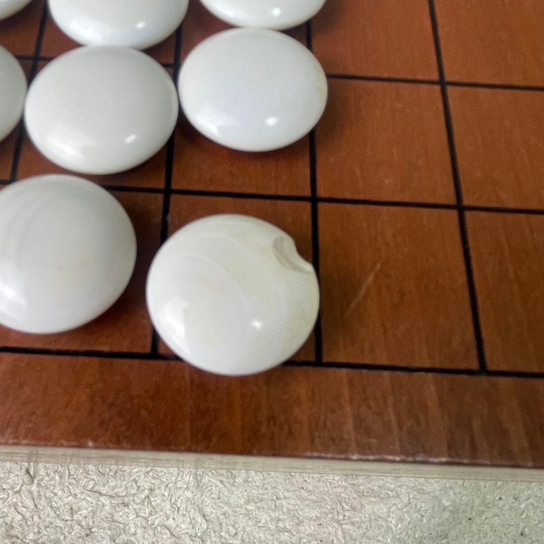 囲碁盤 極厚 高級 へそ付き 日本棋院囲碁講座、碁石セット