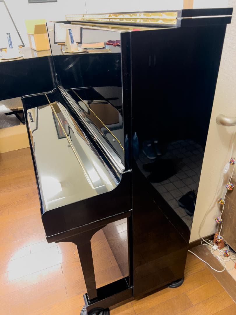 YAMAHA アップライトピアノU30Bl 1989年製