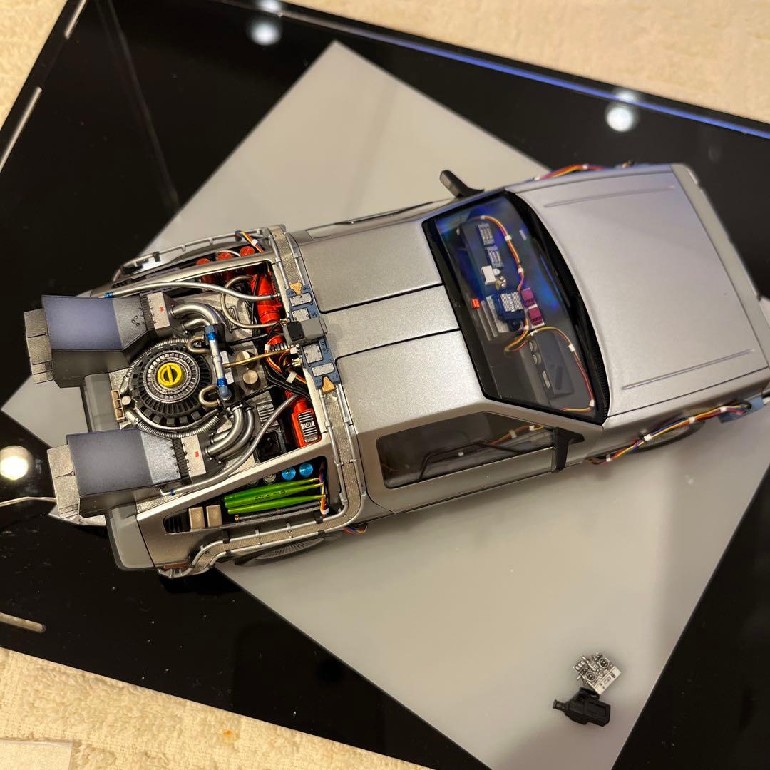 バックトゥザフューチャーPart I タイムマシン　1/24塗装完成品
