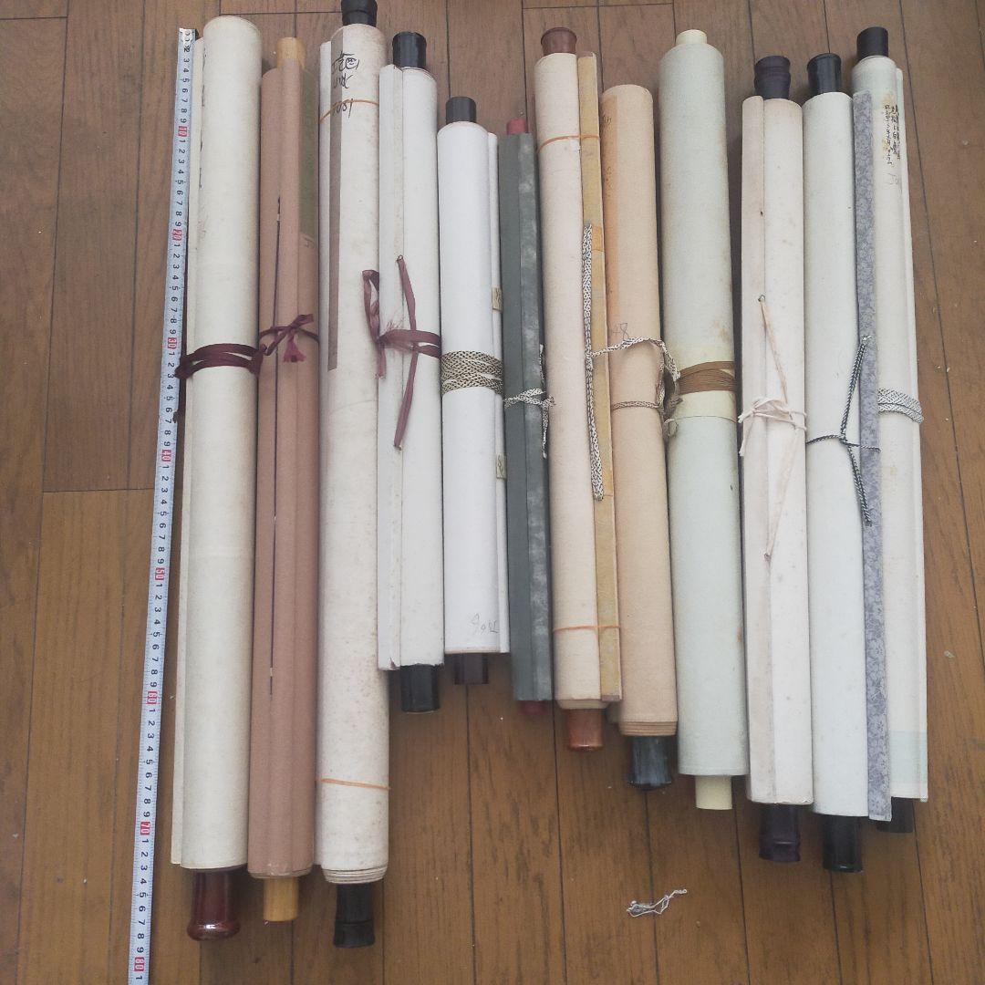 掛軸 12本セット 多様な色合い