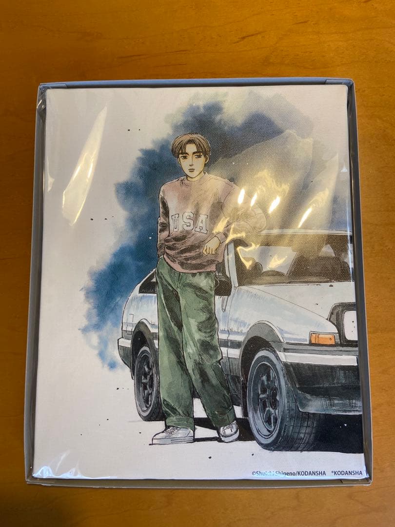 しげの秀一原画展　キャンバスボード　頭文字D 藤原拓海
