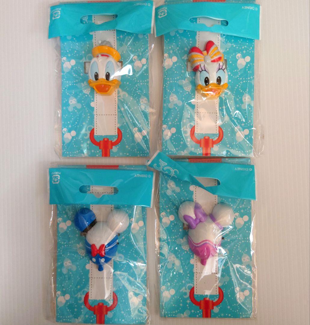 ディズニー　ディズニーランド30周年　ポップコーンバゲット　ストラップクリップ